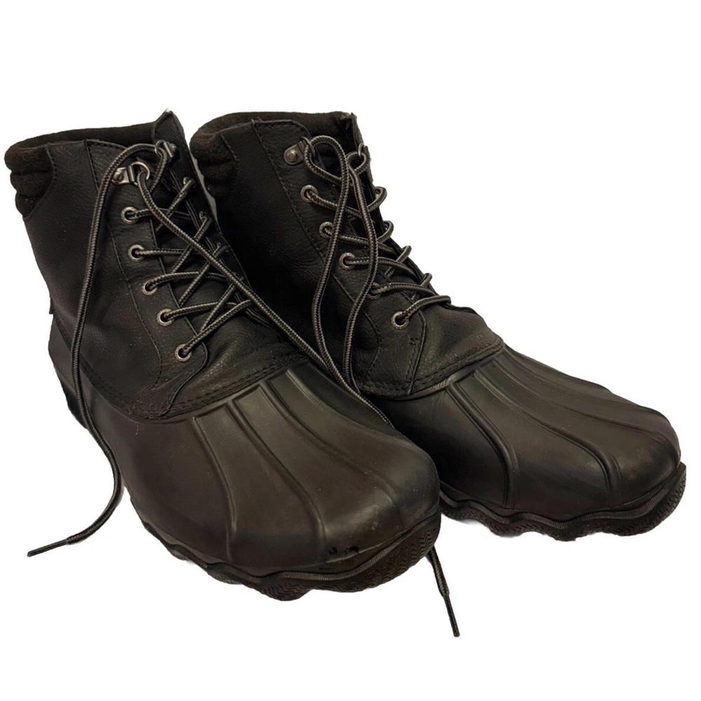 Sperry Top Sider Mens Duck Float Black Rainboots Size 13 M